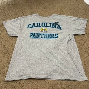 Carolina Panthers Super Bowl 50 grey t-shirt Size L
